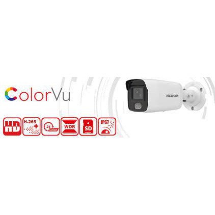 Camera IP COLORVU 4 MP, có màu ban đêm, liền mic HIKVISION 2CD2047G2-LU (chính hãng Hikvision Việt Nam)