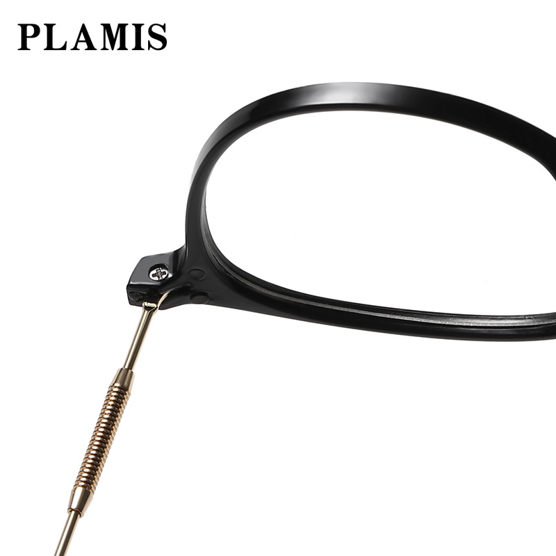 Kính mắt PLAMIS gọng kim loại chống tia bức xạ và ánh sáng xanh thời trang dành cho cả nam và nữ