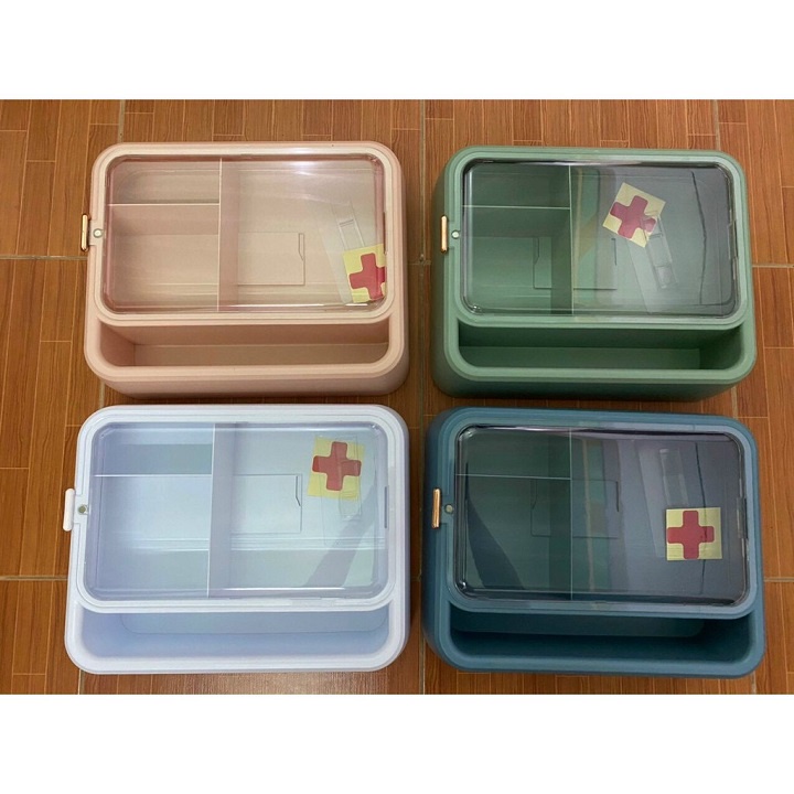 Kệ Đựng Mỹ Phẩm Treo Tường- Kiêm Tủ Thuốc Tủ Y Tế Gia Đình Tiện Dụng