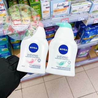 Dung dịch vệ sinh nivea intimo của đức