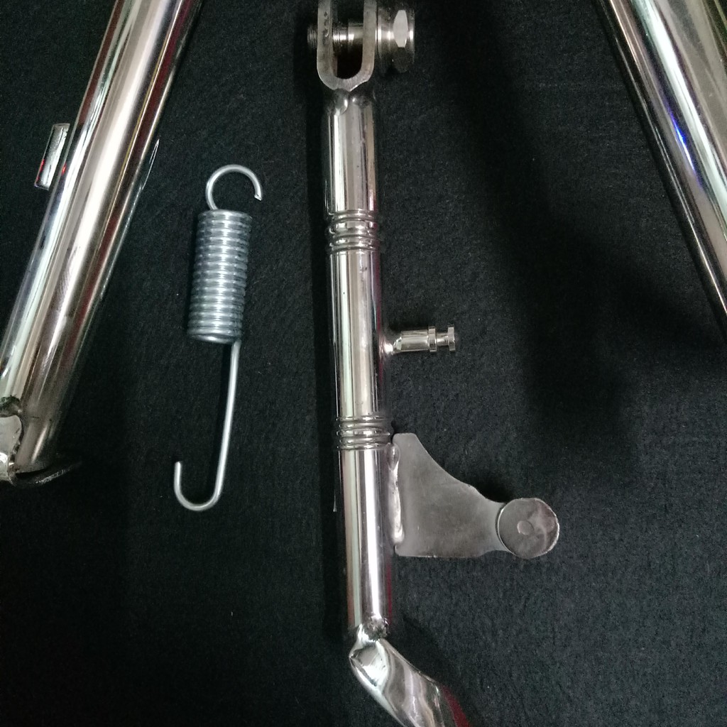 Bộ chống đứng và chống nghiêng inox xe wave nhỏ - hàng inox dày ,đặc biệt