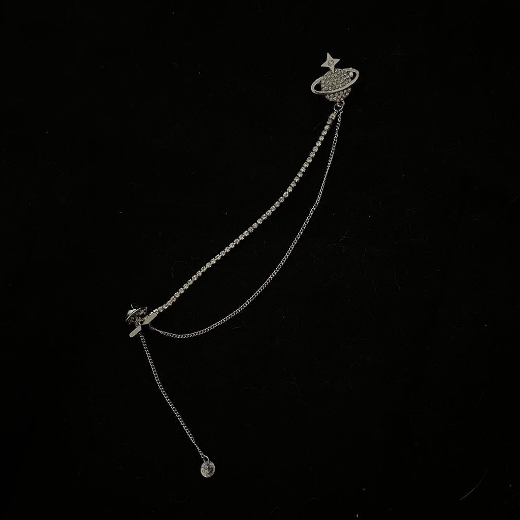 Ghim cài áo hình ngôi sao đính hạt đá thời trang