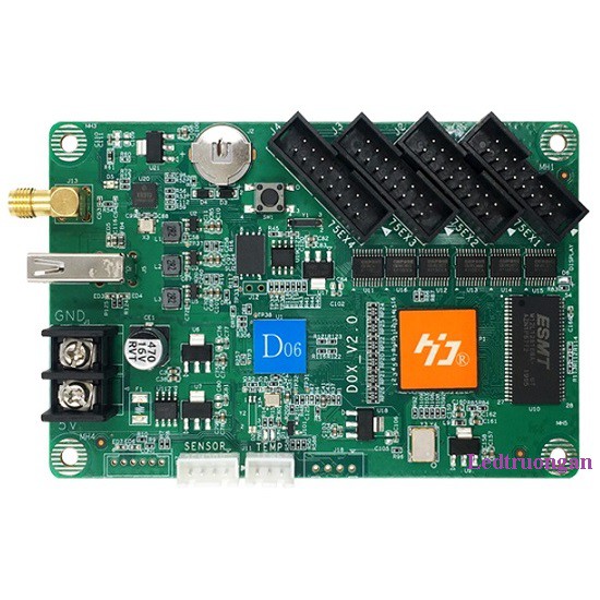 Card HD D06, mạch điều khiển led ma trận module full color