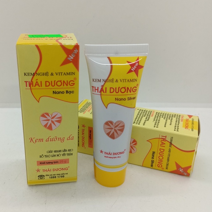 Kem nghệ dưỡng ẩm da Thái Dương khối lượng 20g tái tạo tế bào da mới, giảm thâm, mờ sẹo, hỗ trợ mờ nám