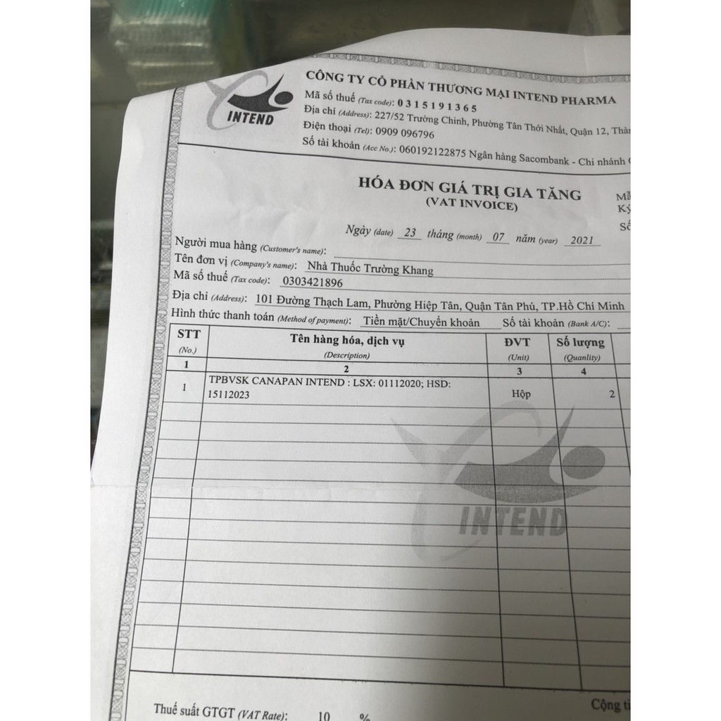 XUYÊN TÂM LIÊN hàm lượng cao và CAO LÁ THƯỜNG XUÂN dạng siro CANAPAN