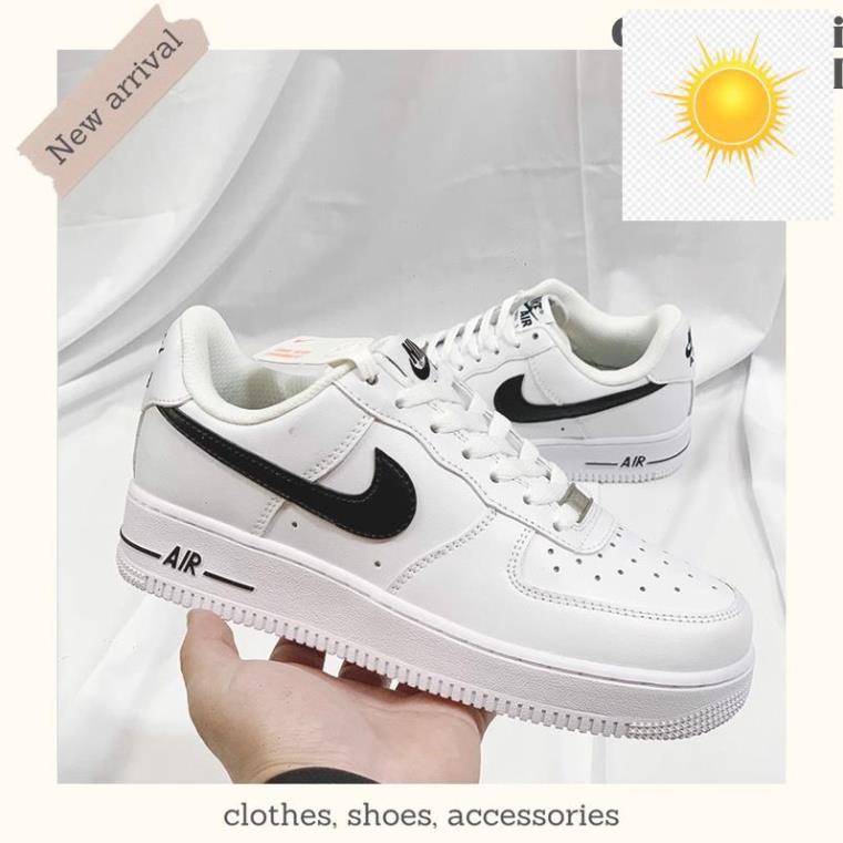 🤾👷 Giày_Nike AF1 Nam Nữ Thời Trang, Giày Air Force 1 Trắng Đen Thời Trang Hàng Đẹp Full Box 🤾👷