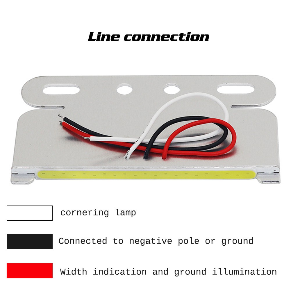 Một bộ đèn bên xe tải cob đèn lái xe tải đèn led ô tô 24v đèn hậu chống thấm nước cho ô tô - YKD