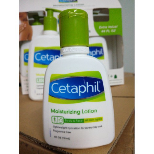 Cetaphil Moisturizing Lotion Face & Body - Kem dưỡng ẩm da mặt và toàn thân (118mL)