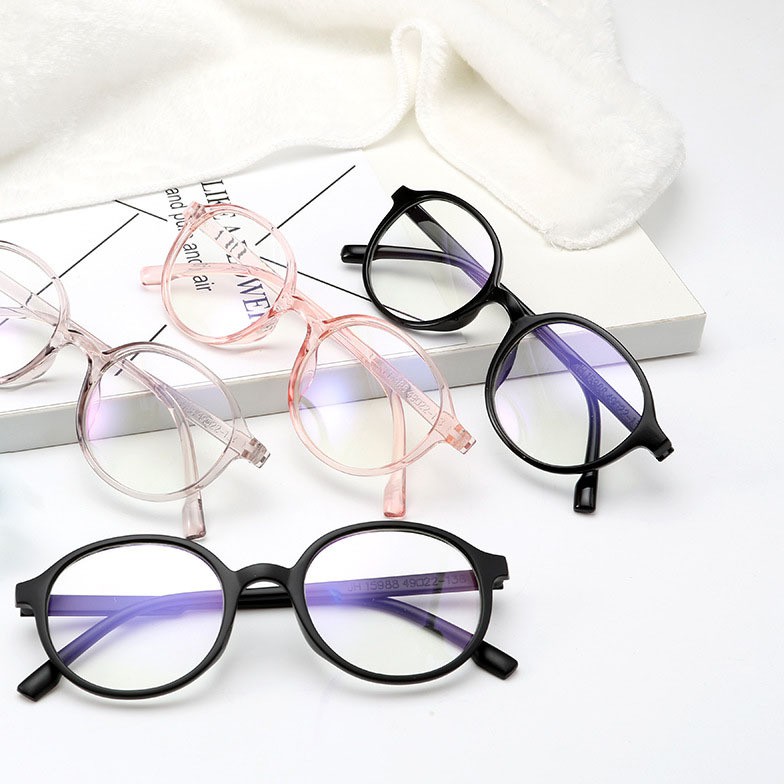 Mắt kính gọng tròn chống tia uv400 thời trang cho nam nữ