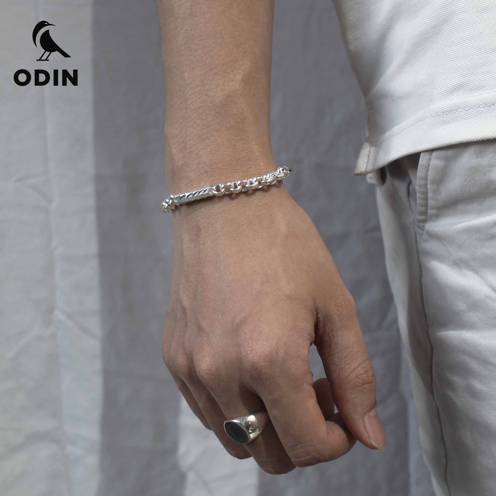 Vòng tay Cane Bạc S925 đốt trúc phong cách cổ điển & thanh lịch - Tặng kèm NƯỚC RỬA BẠC