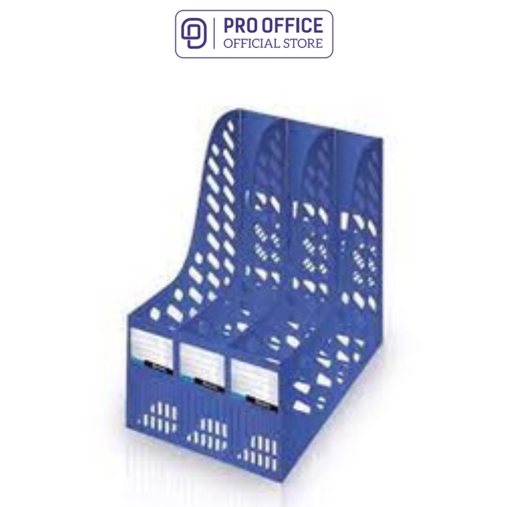 Giá Đựng Tài Liệu PRO OFFICE Làm Bằng Nhựa, Chia Nhiều Ngăn Đựng PO-FB301/FB401/FB402