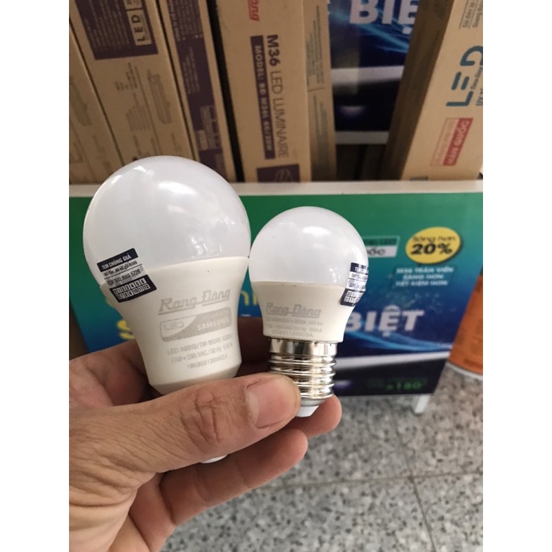 Bóng đèn led bulb RẠNG ĐÔNG 3w-5w-7w-9w-12w