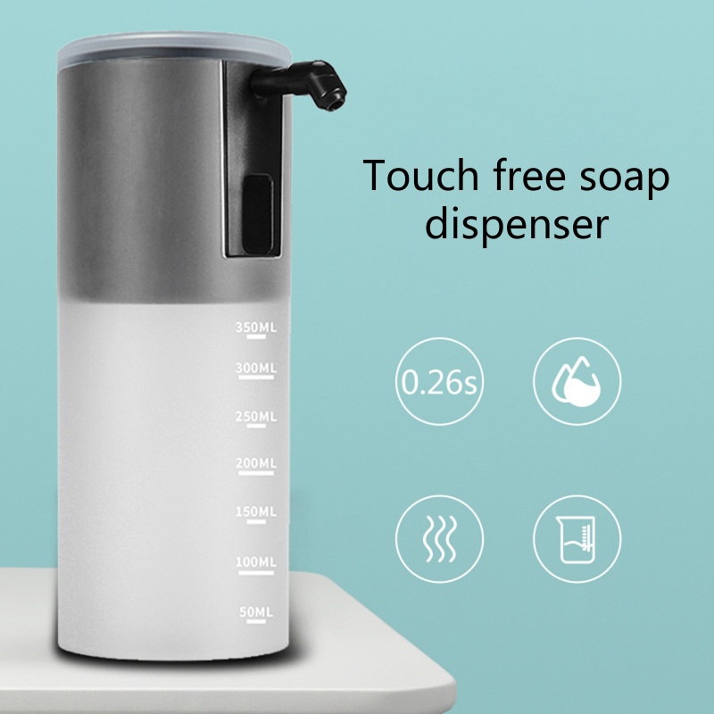 QQ Bình Đựng Xà Phòng Tự Động Cảm Ứng Hồng Ngoại Không Tiếp Xúc Cho Nhà Tắm