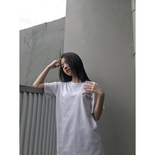 Áo thun nữ basic tay ngắn form rộng chất cotton 100%