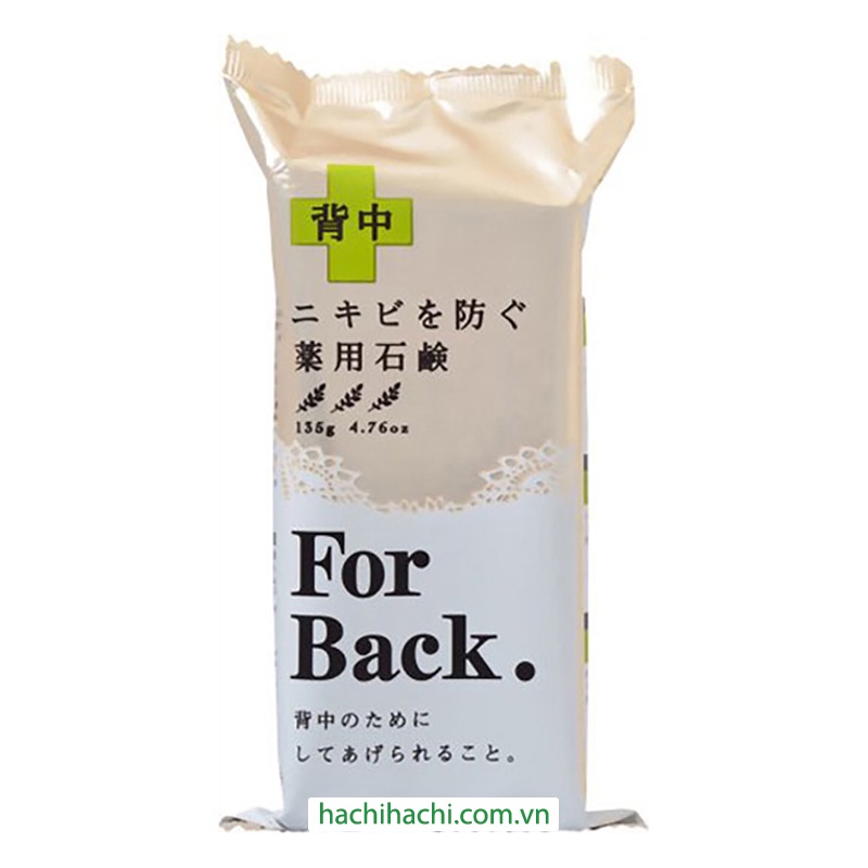 Xà bông hỗ trợ cho da mụn vùng lưng For Back (Pelican Soap) 135g - Hachi Hachi Japan Shop