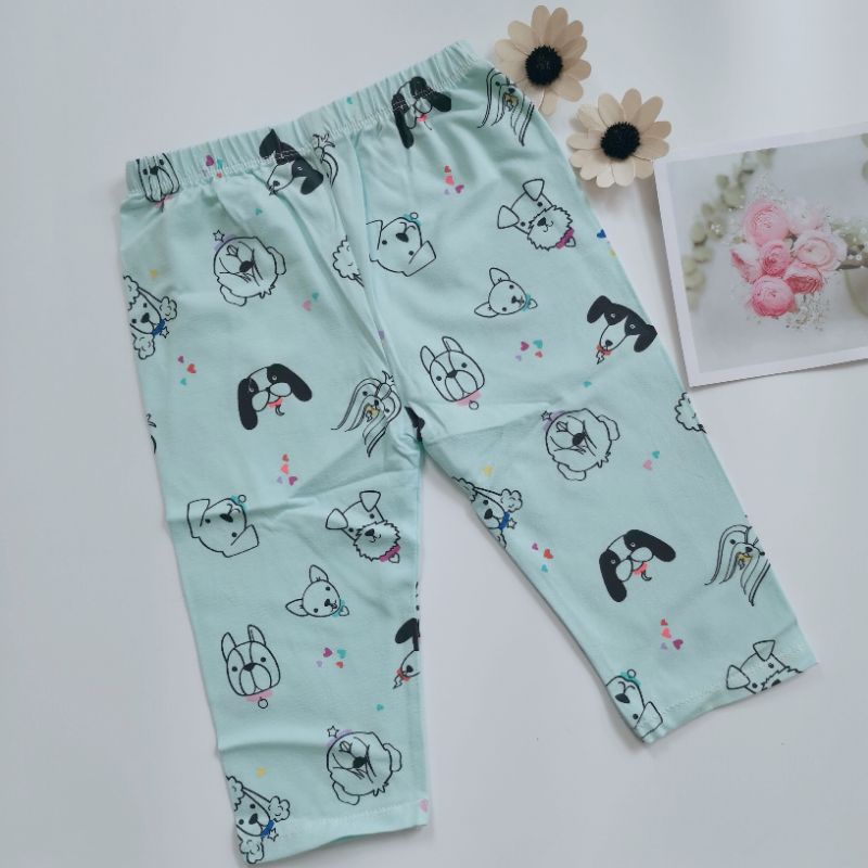 Quần legging lửng gapkid1 bé gái size đại 18kg-35kg chất vải dư đẹp co giãn