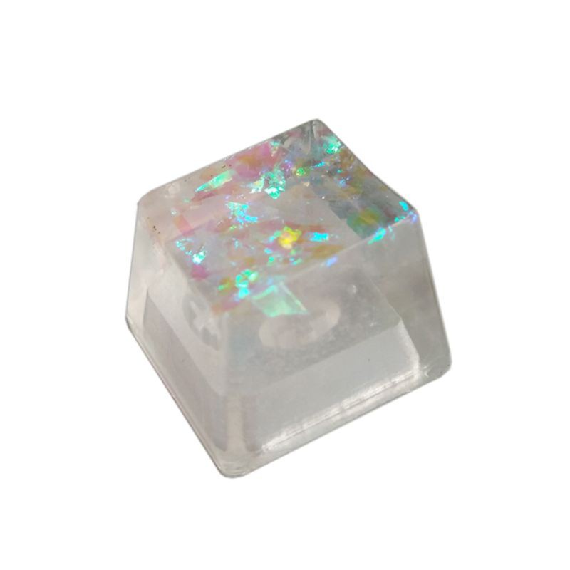 VIVI   Handmade Customized OEM R4 Profile Resin Keycap for Cherry MX Switches Mechanical Keyboard RGB Translucent Resin Keycap