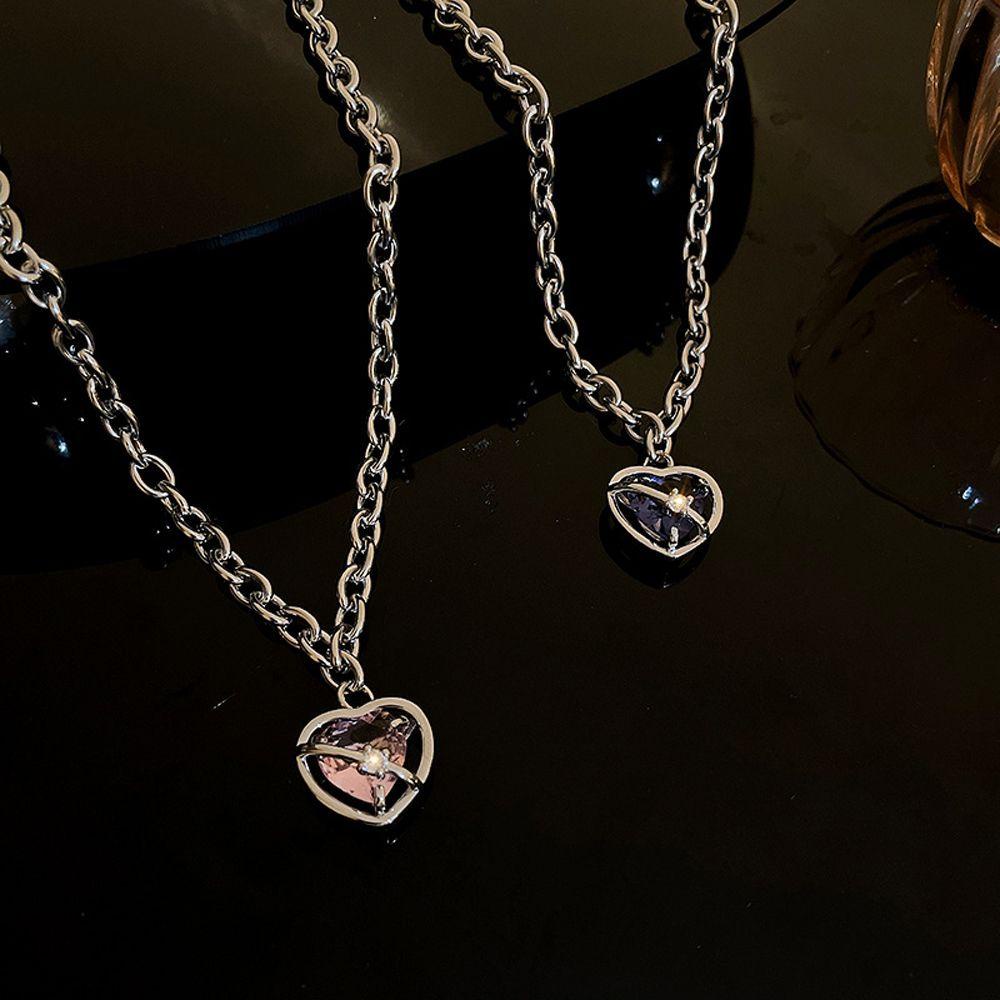 AROMA Vòng cổ Bằng Thép Không Gỉ Phong Cách Hàn Quốc Thời Trang Cho Nữ Y2K Y2K