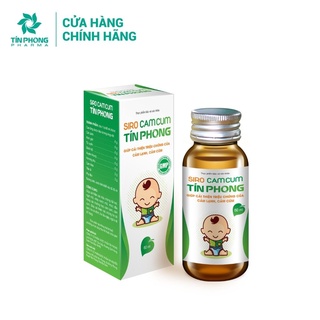 Siro cảm cúm tín phong giúp cải thiện ho đau họng do cảm lạnh, cảm cúm an toàn, hiệu quả cho bé lọ 60ml