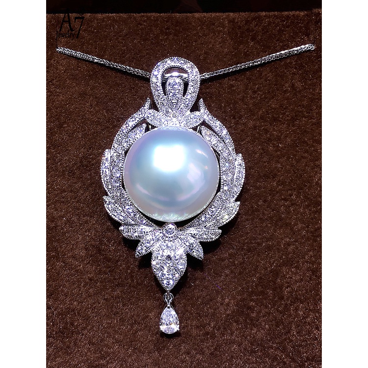 Vòng cổ Ngọc Trai Mặt Vỏ Sò Cho Nữ A7