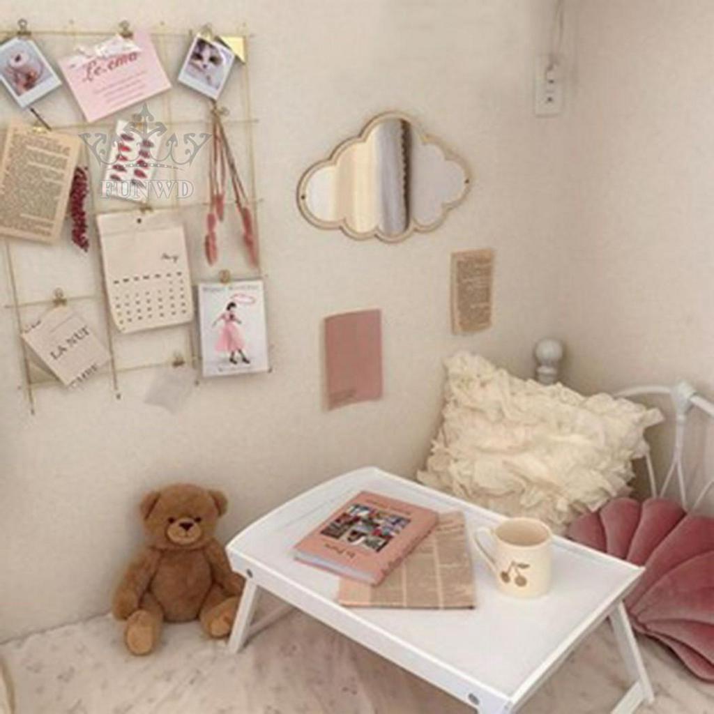 Gương gắn tường trang trí chất liệu acrylic hình đám mây độc đáo