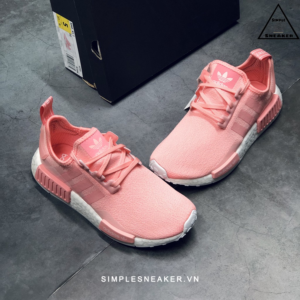 Giày Adidas Nữ 🔴FREESHIP🔴 NMD R1 Auth - Giày Nữ Adidas NMD R1 Glow Pink Chính Hãng