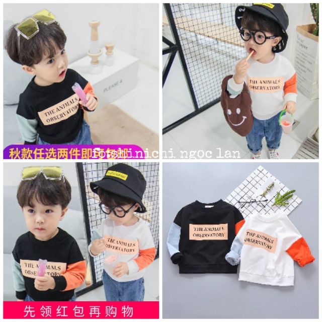 Áo phông cho bé kiểu hàn quốc