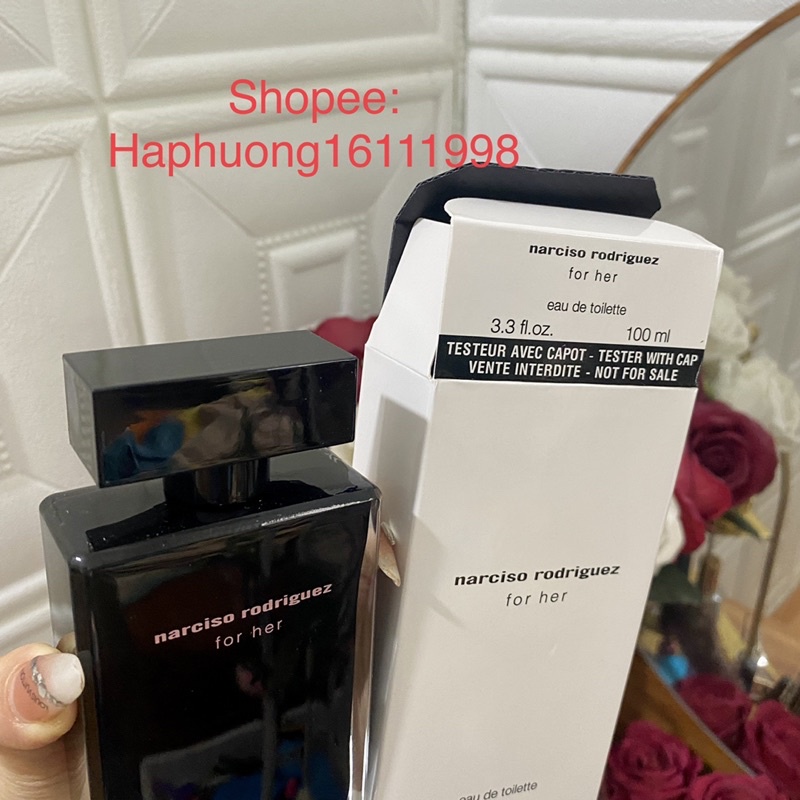 Nước hoa Narciso Rodriguez Đen For Her EDT bản Tester