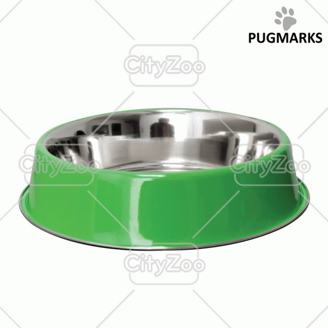CHÉN INOX CHỐNG KIẾN MÀU CAM PUGMARKS FEEDY
