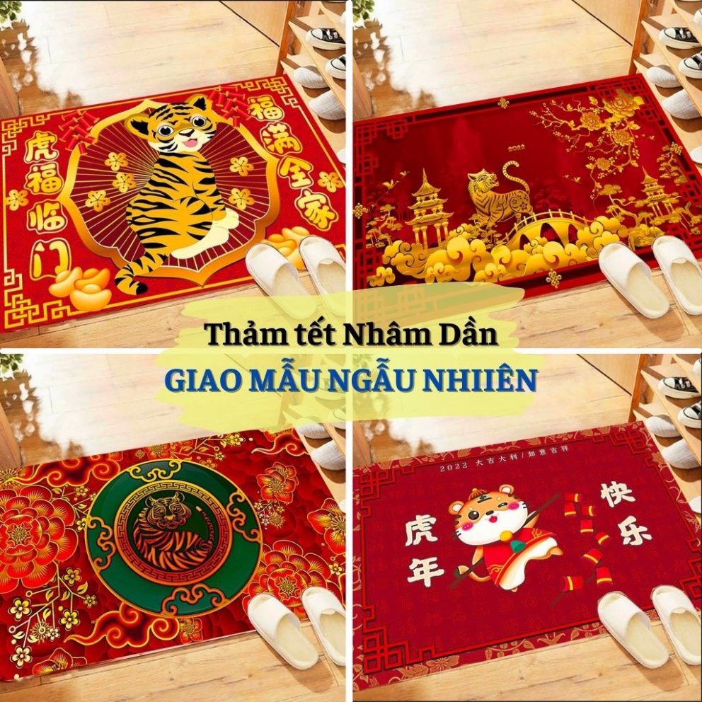 [FREESHIP❤️] THẢM LAU CHÂN 3D CHỐNG TRƠN TRƯỢT 40x60CM