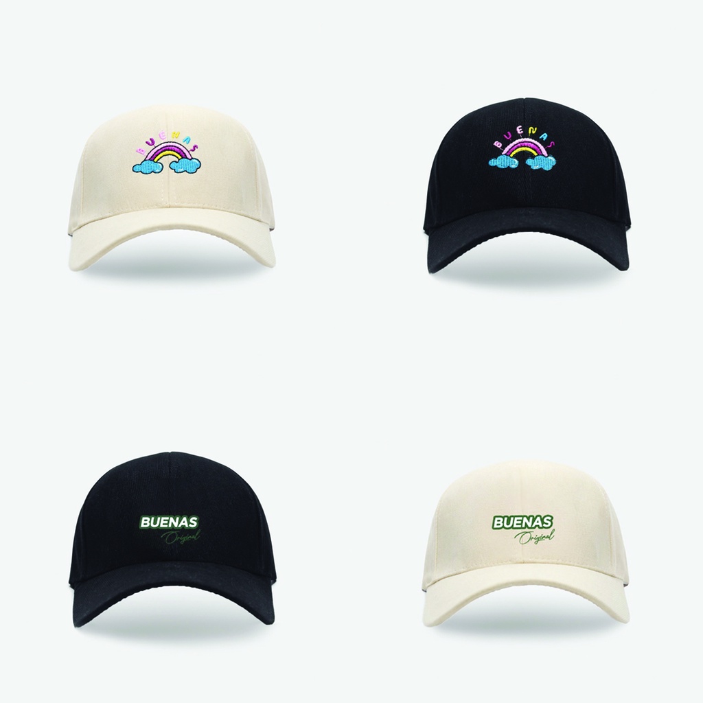 Mũ lưỡi trai thêu BUENAS chất canvas cao cấp form unisex nam nữ học sinh BL01