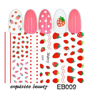Sticker & Decal dán móng tay hình hoa quả