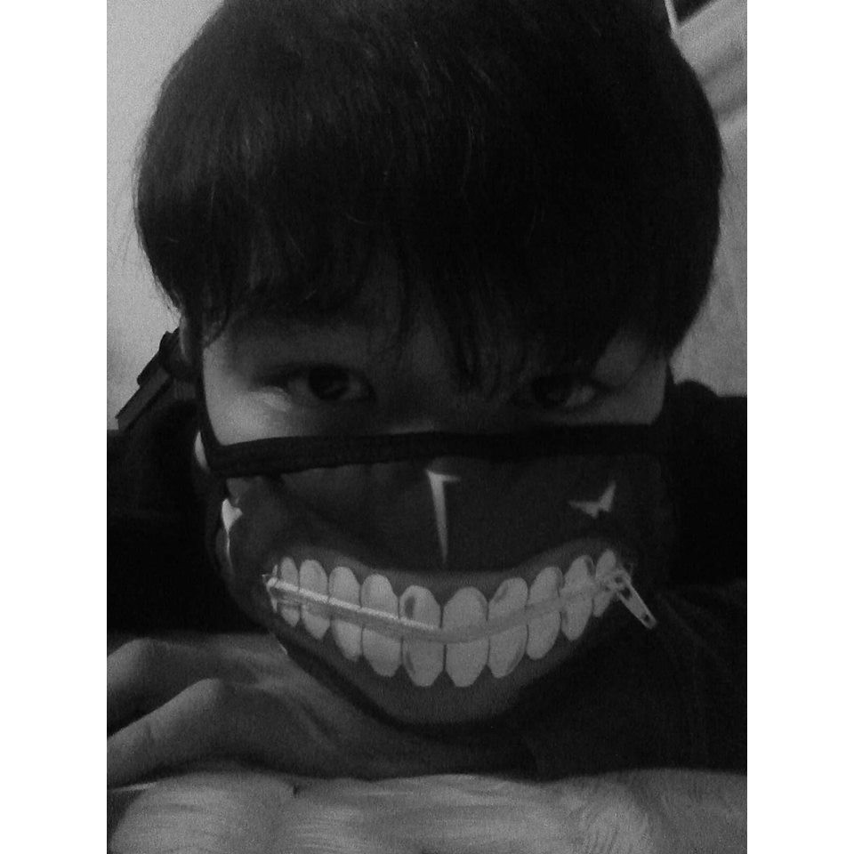 Khẩu Trang Tokyo Ghoul Có Dây Kéo | Khẩu Trang Ken Kaneki | BigBuy360 - bigbuy360.vn