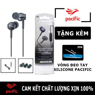 Tai nghe nhét tai sony mdr-ex250ap - hàng nhập khẩu + tặng vòng đeo tay silicone pacific
