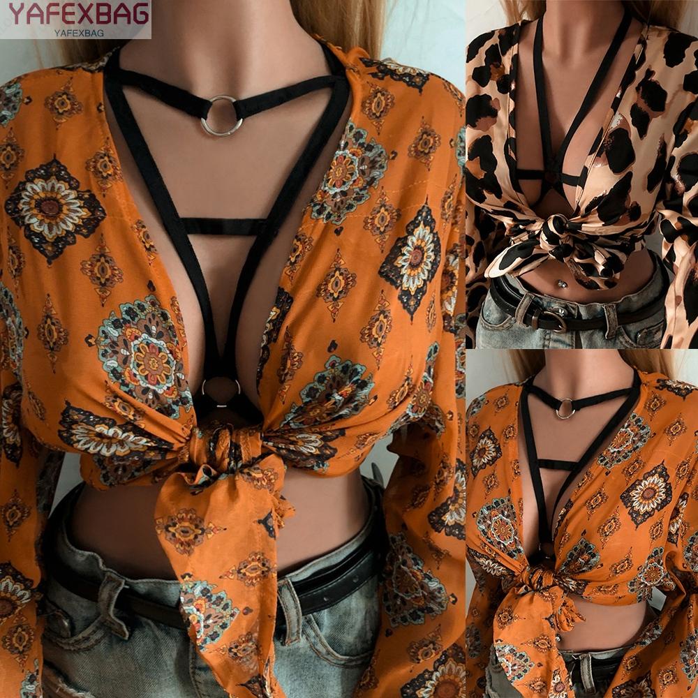 Women Goth Sexy Elastic Harness Bandage Bustier Hollow Cage Bra Tops Bralette