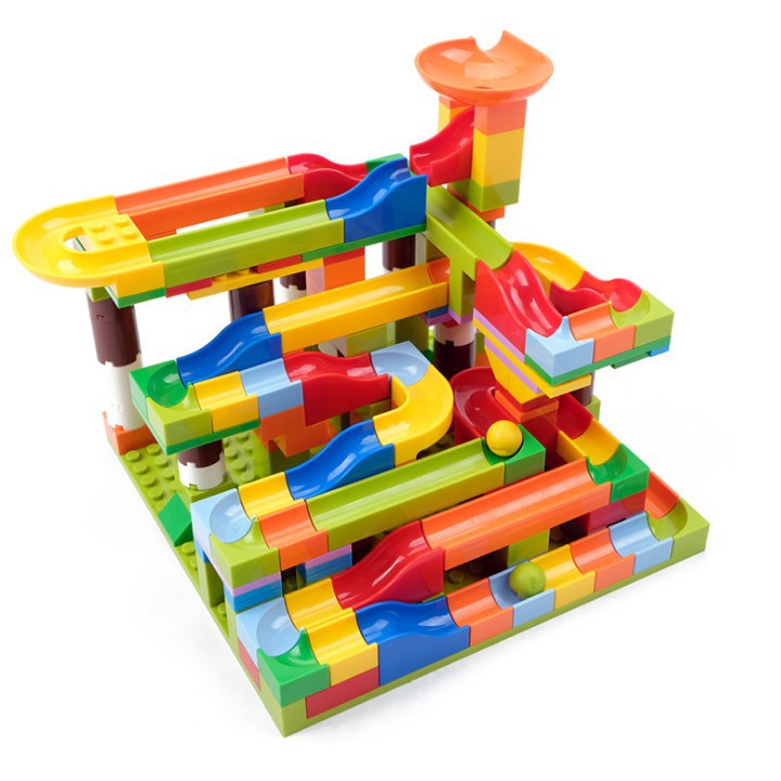 Bộ xếp hình LEGO cầu trượt cho bé (206 chi tiết) - Đồ chơi lắp ráp thông minh phát triển tư duy