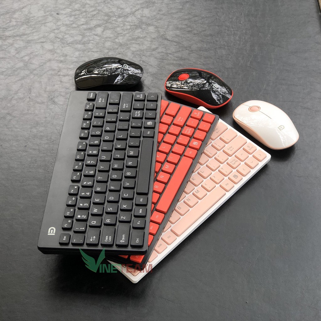 Bộ bàn phím Chuột Không dây Forter G-1500 Mini Siêu Mỏng, Siêu Êm- Chính hãng cap cấp Xgamingstore -DC3982