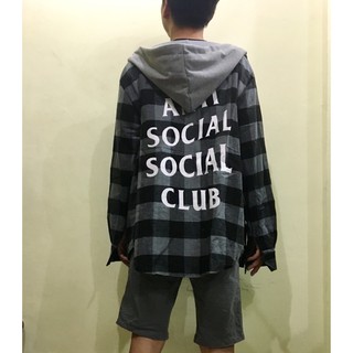 Áo khoác Anti Social nón xám