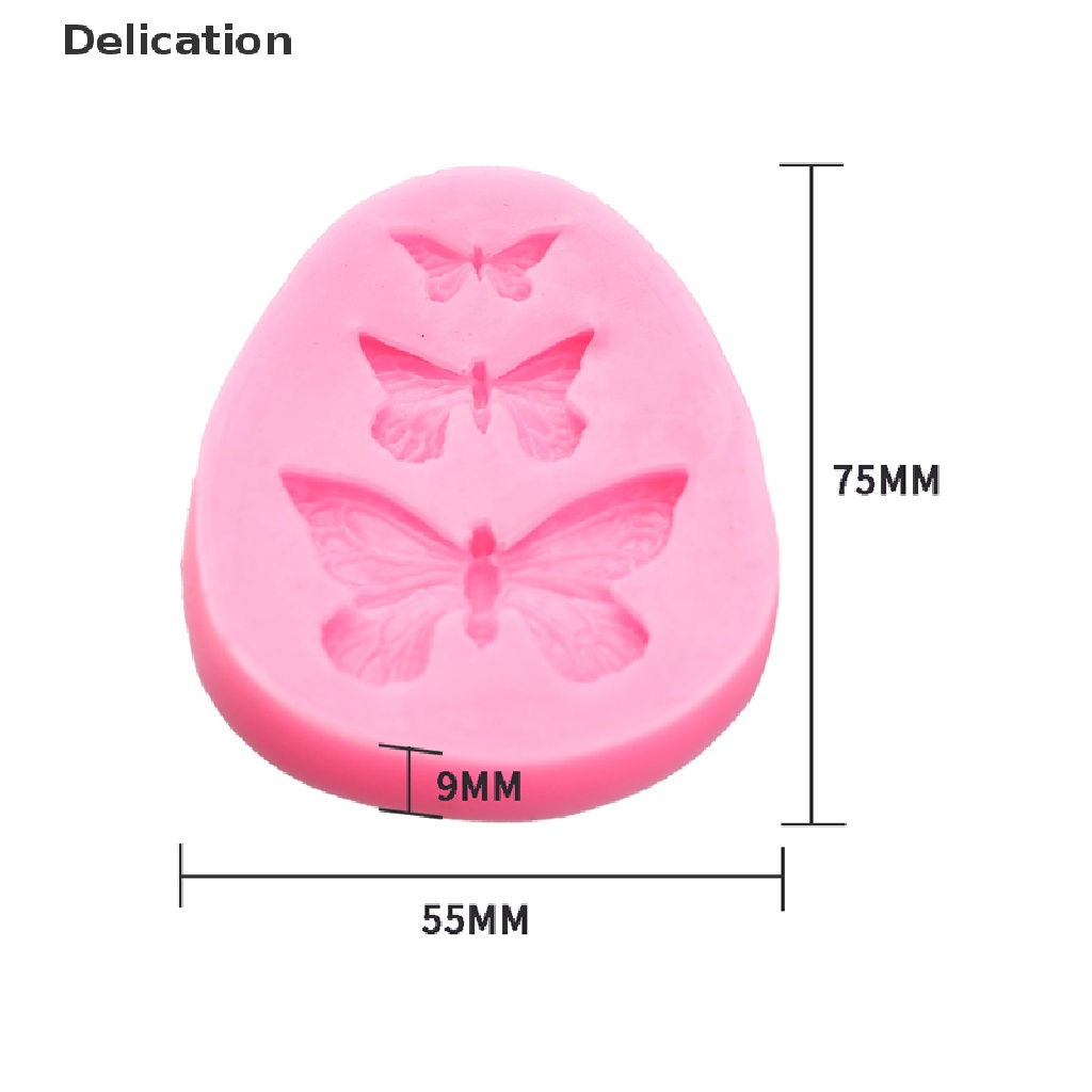 Khuôn Làm Bánh Chất Liệu silicone Tự Làm Hình Bướm 3d
