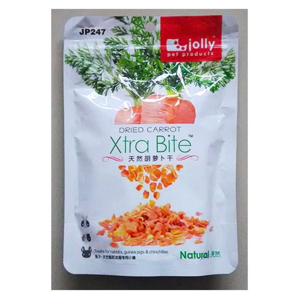 Cà Rốt sấy khô Carrot Jolly - Nhập 120g - cho thỏ bọ sóc hamster chuột Rat