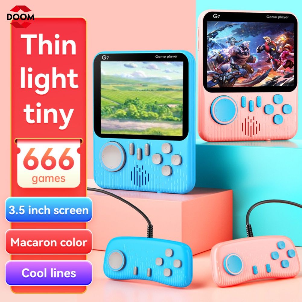 Máy chơi game cầm tay 666 trong 1 có thể sạc lại tiện dụng