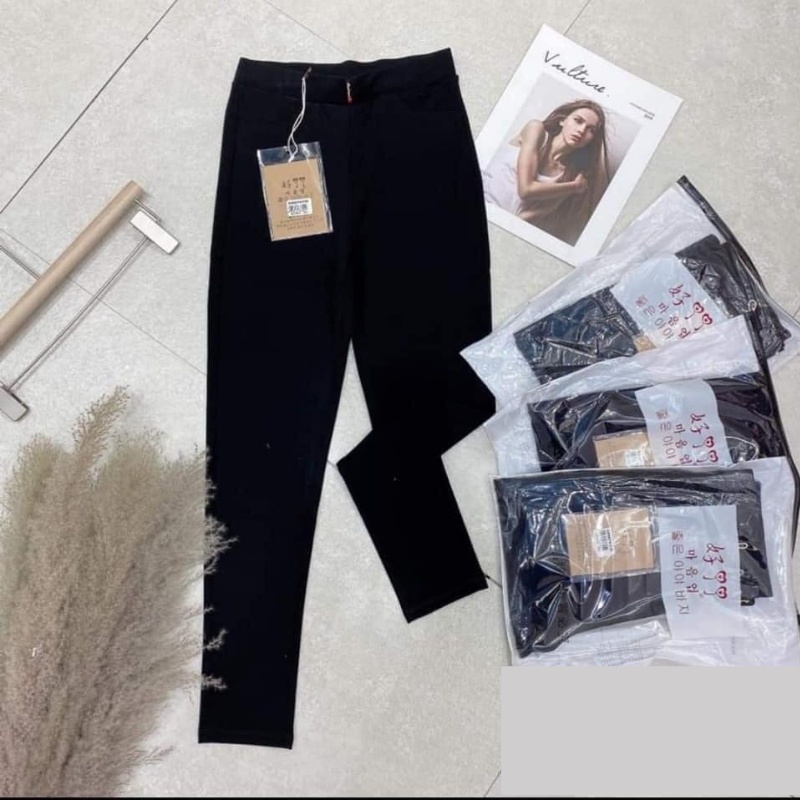 Quần Legging Nữ Vải Umi Hàng Quảng Châu Dài Có Túi Trước Và Sau | BigBuy360 - bigbuy360.vn