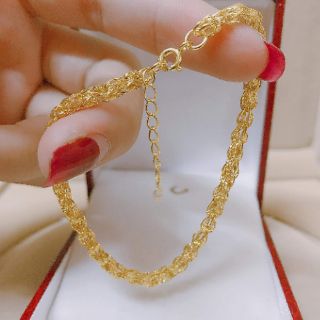 Lắc tay phụng bạc xi vàng