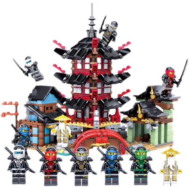 Bộ đồ chơi lắp ráp Sluban 800 miếng Ninjago Naruto cho bé 80001 20x22x22cm