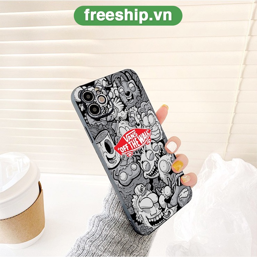 Ốp vuông iphone quái vật cười the wall đẹp cho ốp iphone 13 12 11 Pro Max 7/7Plus/8/8Plus/X/Xs/Xs Max/11/11pro