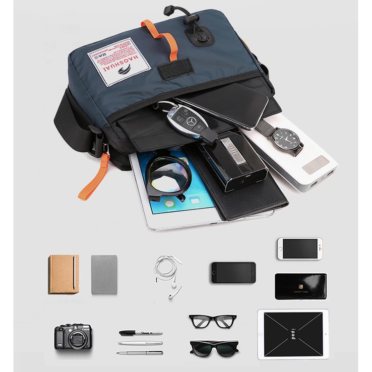 Túi đeo chéo vải xước HS95 phong cách mới HÀNG NHẬP KHẨU BV67