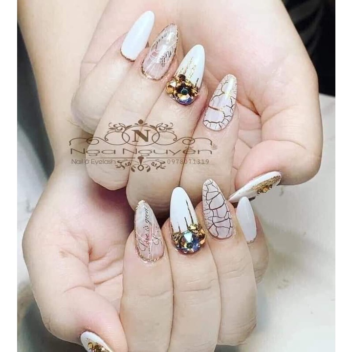 Sơn Gel Trắng Trắng Sữa Đen Nước Gạo Trắng Đục BURR