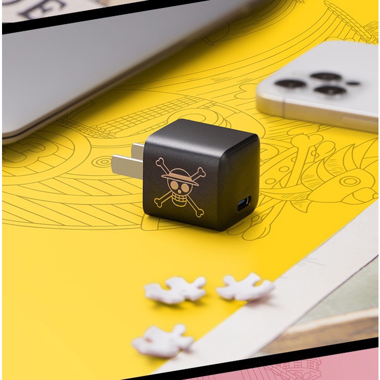 Củ Sạc Anker One Piece Luffy Chopper PowerPort Nano sạc nhanh PD 20W - A2633 + A9541