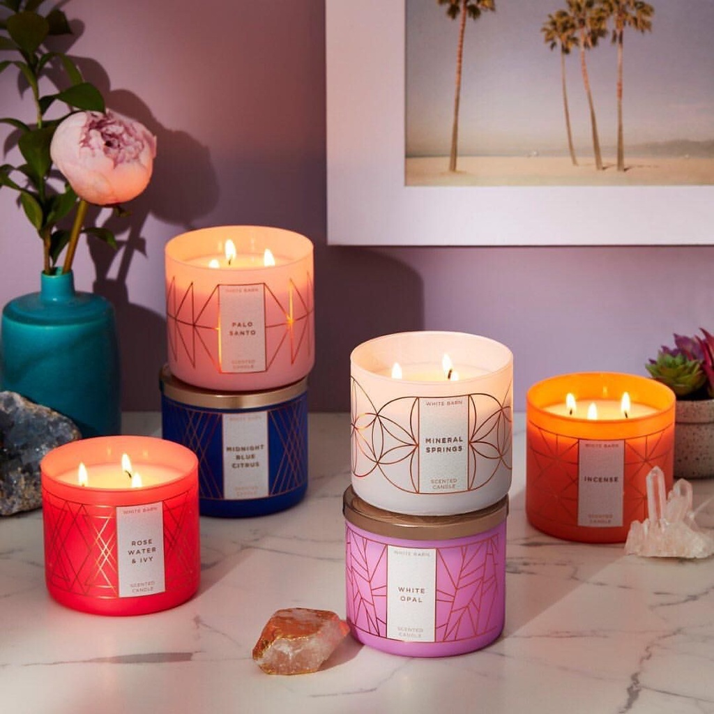 Nến Thơm Bath Body Works Scented Candle 3 bấc