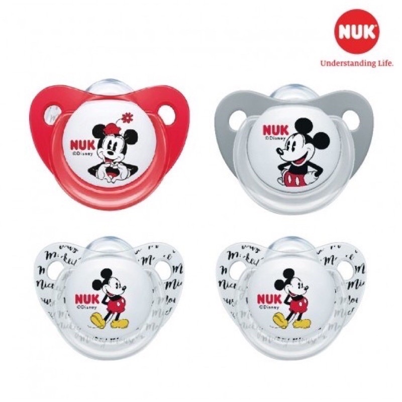 Bộ 2 Ty Giả Nuk Sleeptime Disney Mickey Silicone